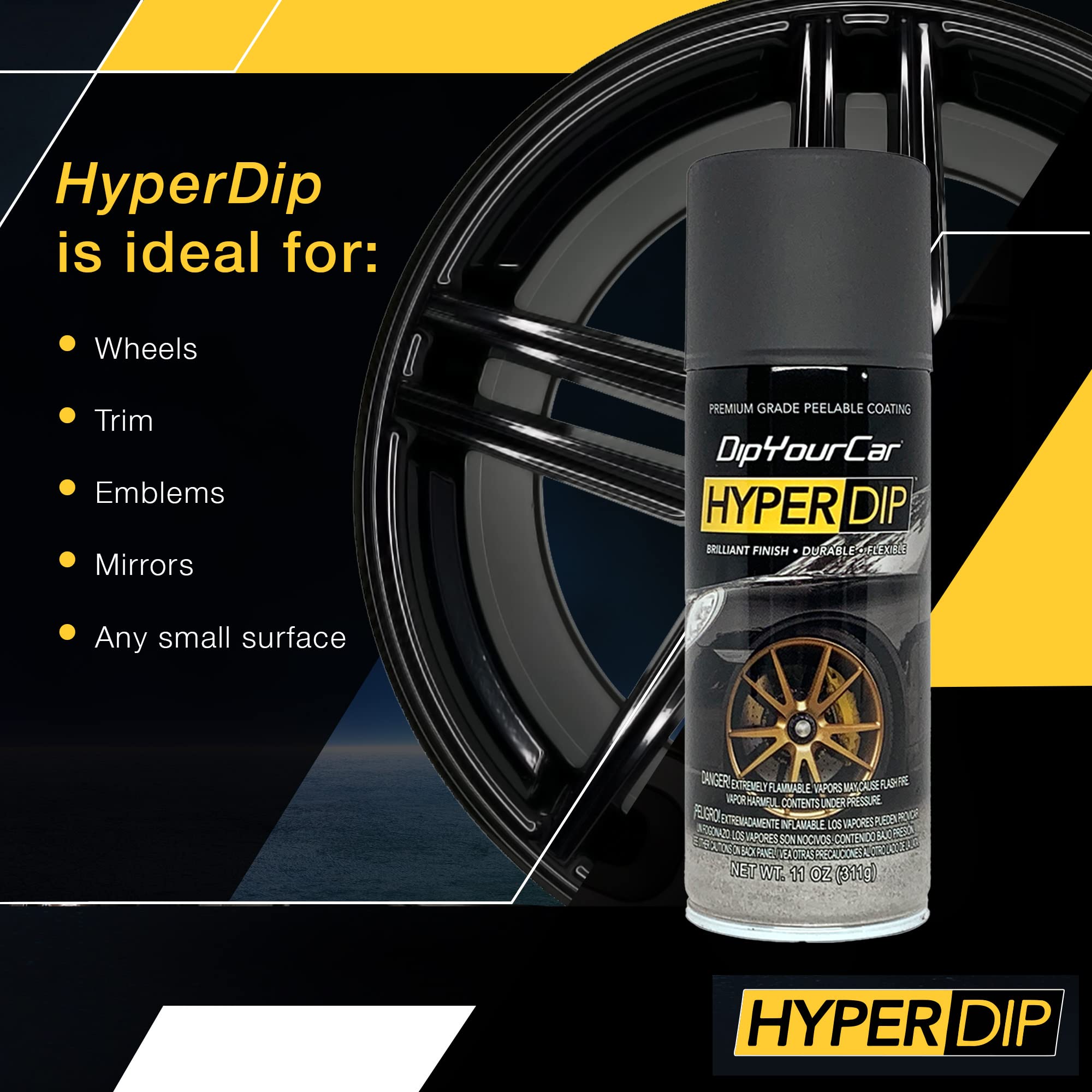 DipYourCar trim before and after showing reversible color-change benefit