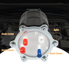 DIRBOERF pump installed in ATV tank demonstrating correct in-tank placement