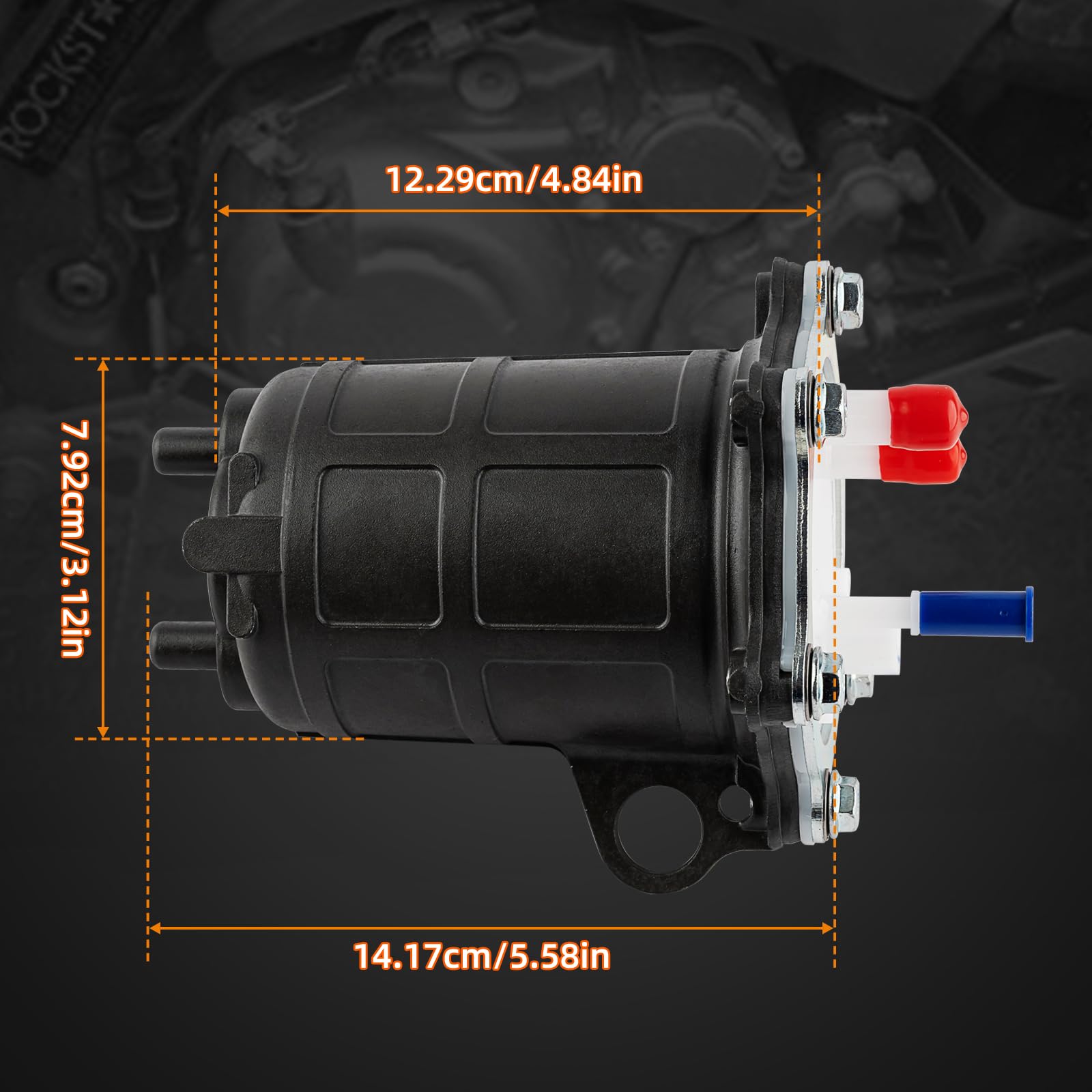 DIRBOERF close-up of noise reduction feature showing quieter operation