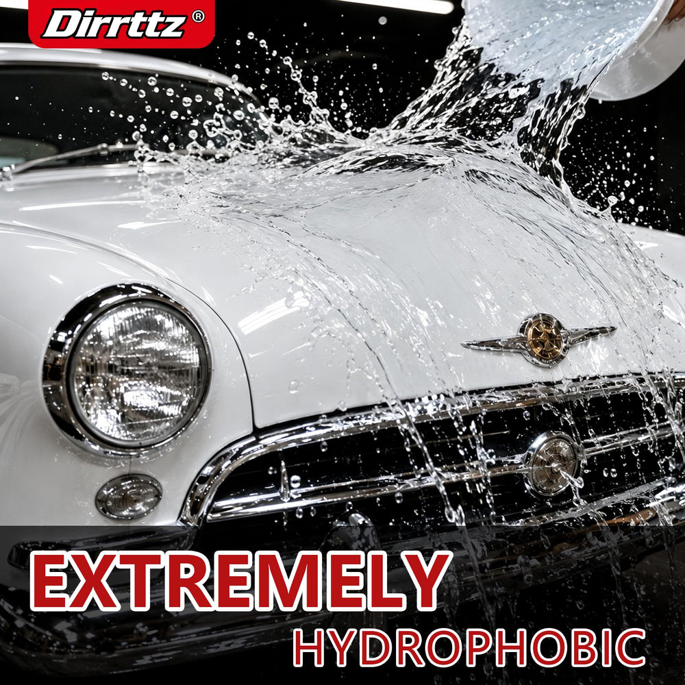 Dirrttz polished paint close-up showing deep gloss and restored clarity