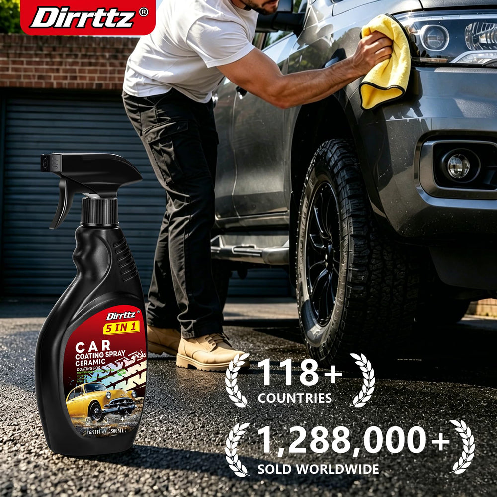 Dirrttz applied to RV and boat exterior showcasing multi-vehicle compatibility