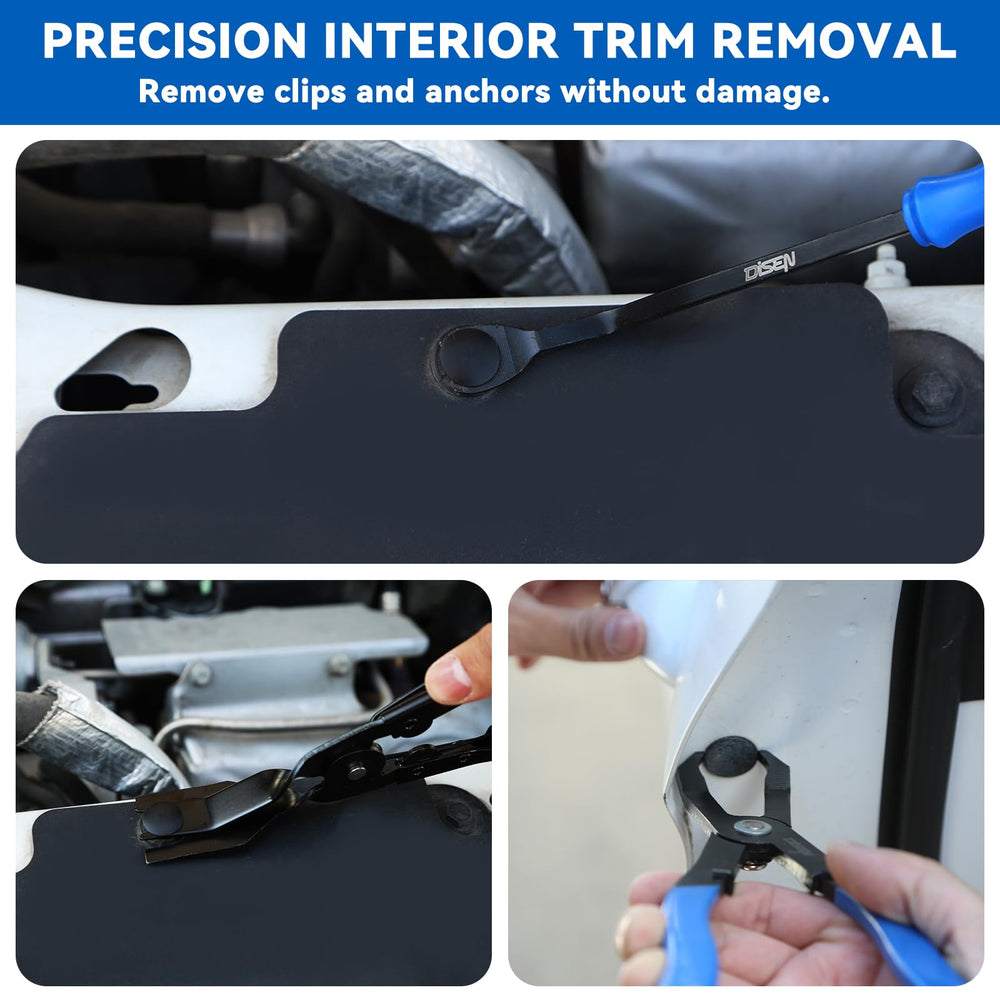 DISEN vertical and 60° pliers close-up showing precise connector grip
