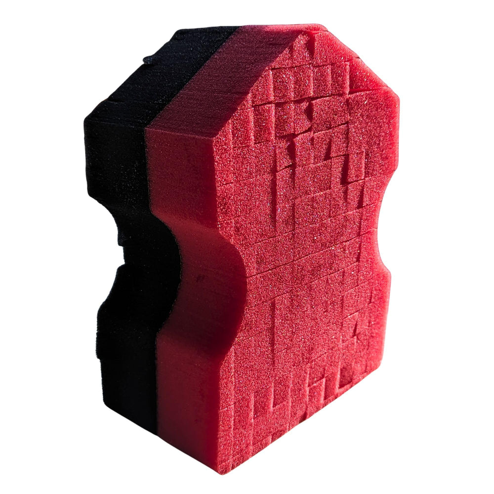 diy detail front view showing sponge shape and easy grip benefit