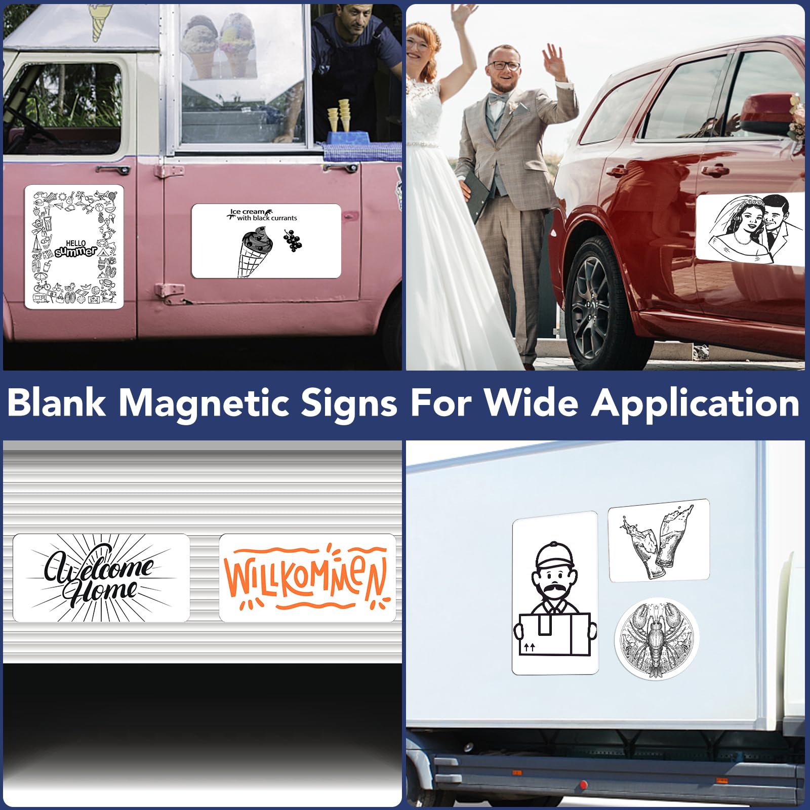 DIYMAG service vehicle with magnet sign displaying professional mobile branding