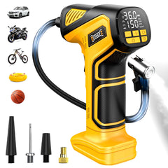 DIYtoolifz front view of inflator showing compact design and portability benefit