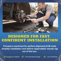 DJB two-pack boxed kits staged for installation and convenient simultaneous replacement