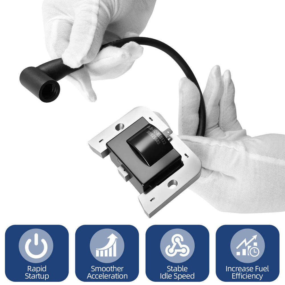 DKIIGAME coils with included spark plugs and zip ties for complete replacement