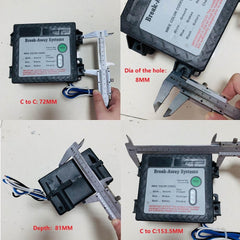 DLFZWB close-up of color-coded wires for fast correct installation benefit