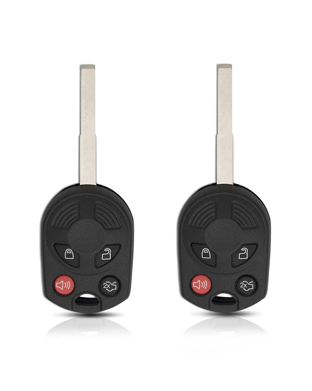 DLGHPO front view of both key fobs showing usable buttons and clear benefit