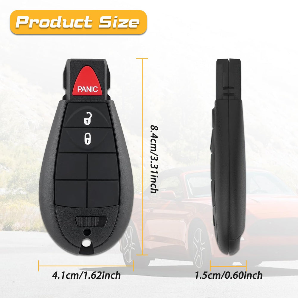 DLGHPO key fob held in hand demonstrating ergonomic shape for comfortable use