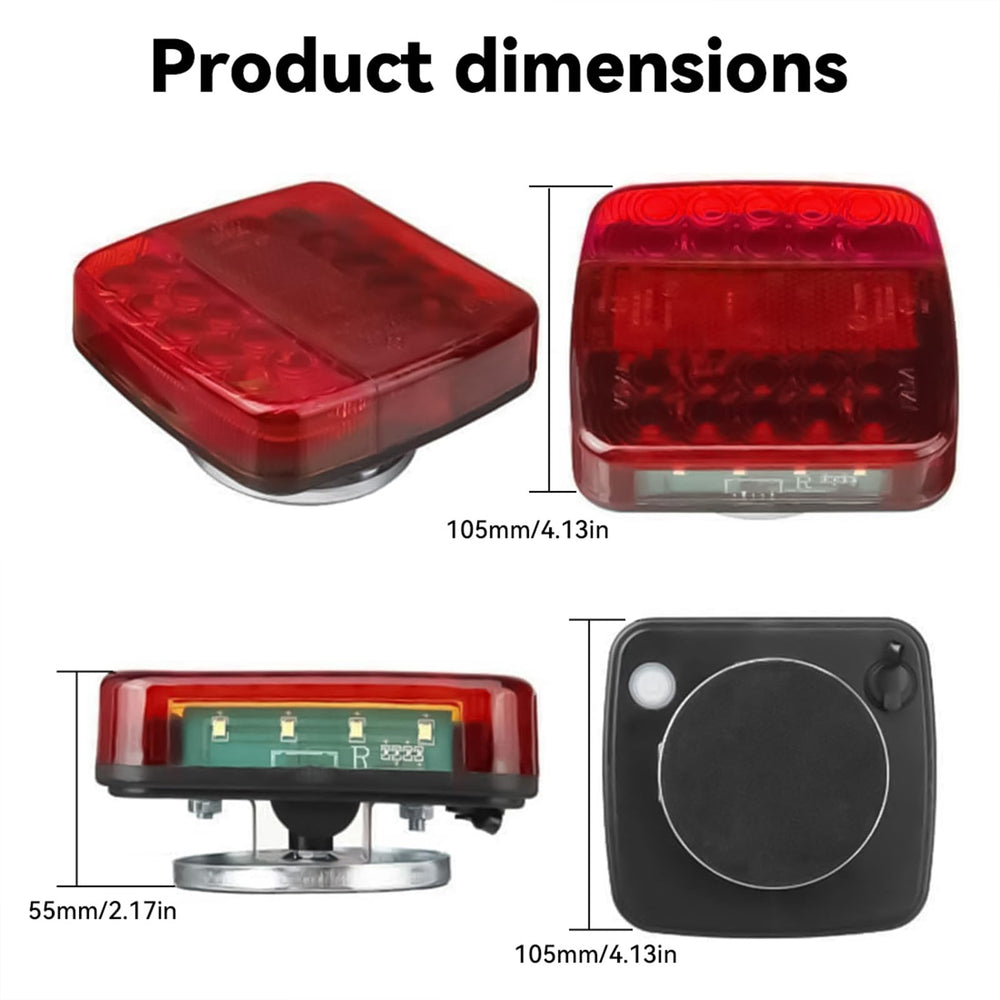 DLITROV nighttime view showing synchronized brake and turn signals improving visibility