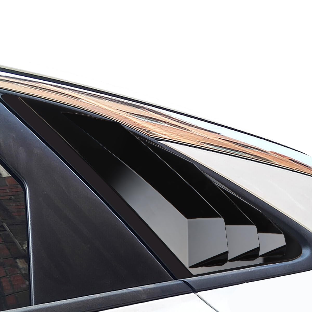 DLOVEG louvers next to ruler showing scale and accurate K5 fit