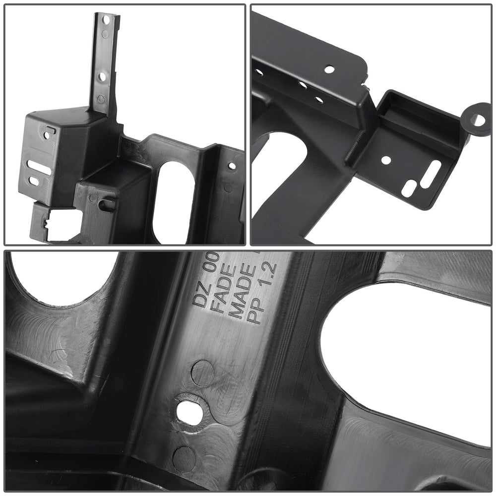 DNA MOTORING bracket detail highlighting plastic strength and durability