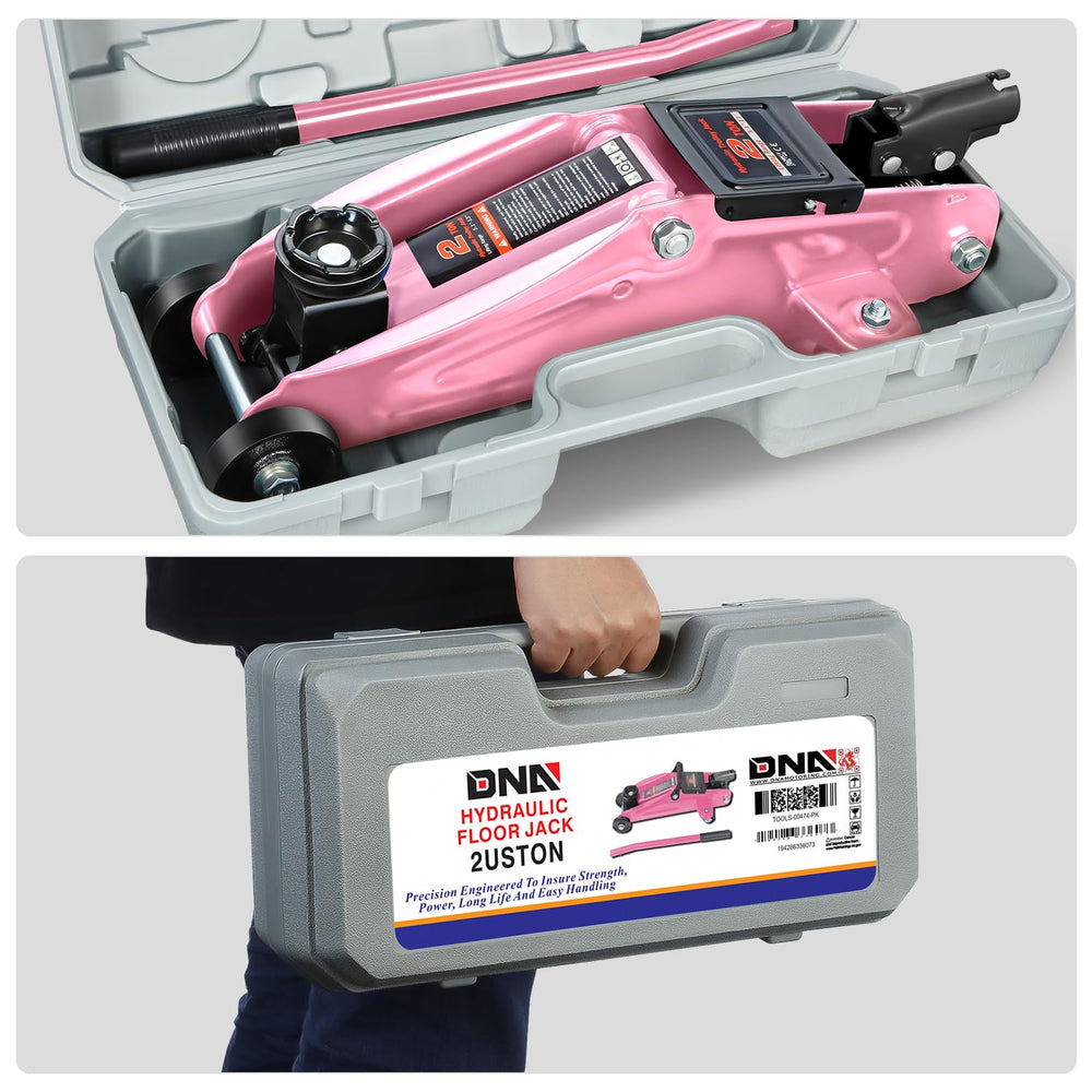 DNA MOTORING jack lifting car in garage demonstrating practical shop use