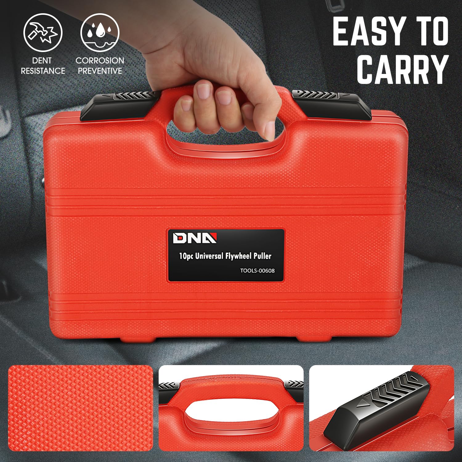 DNA MOTORING kit in a mobile repair van illustrating convenience for roadside maintenance