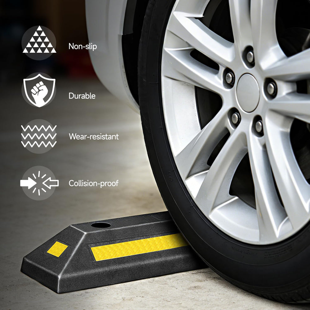 DNA MOTORING reflective yellow tape detail improving nighttime visibility