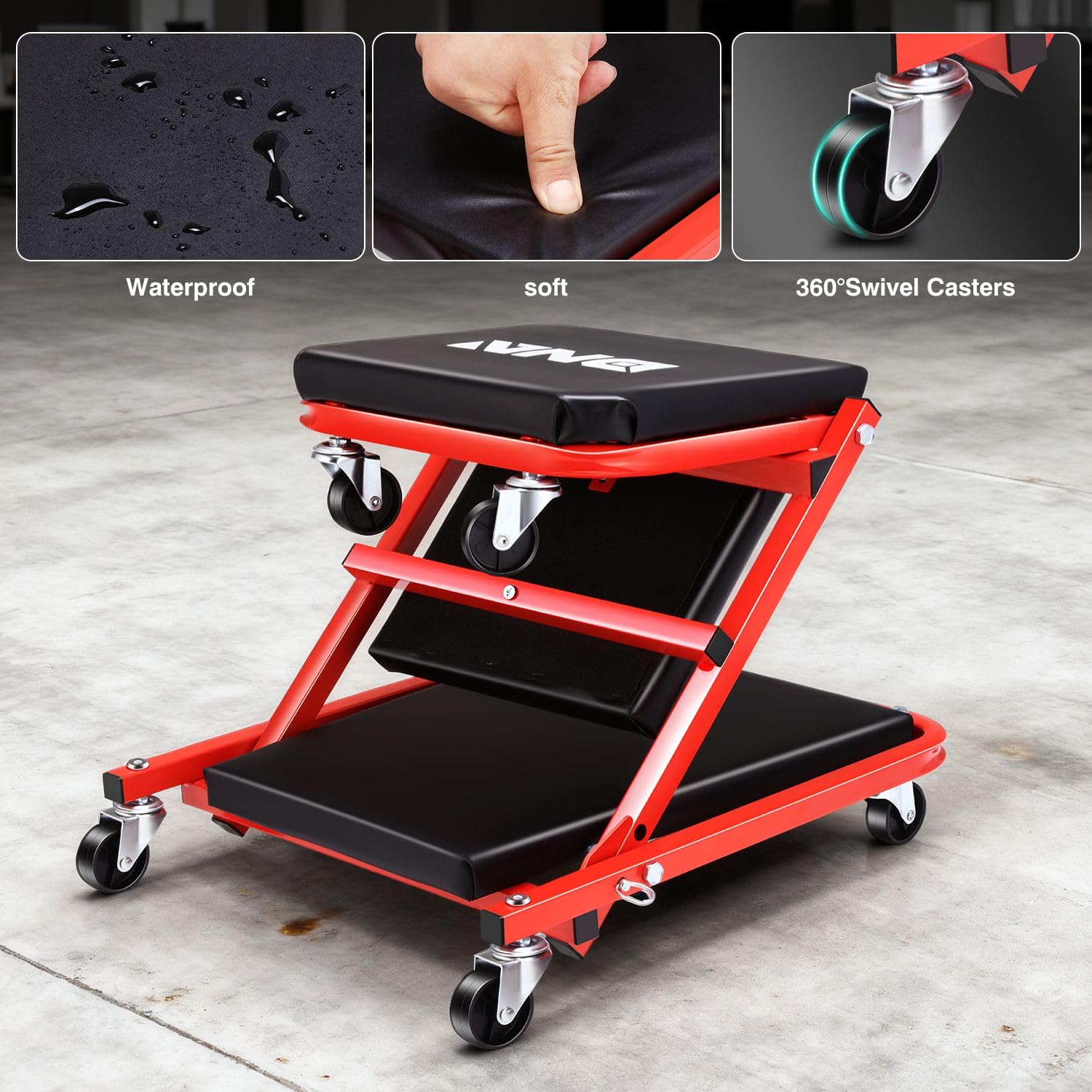 DNA MOTORING size comparison with toolbox for scale and workspace fit benefit