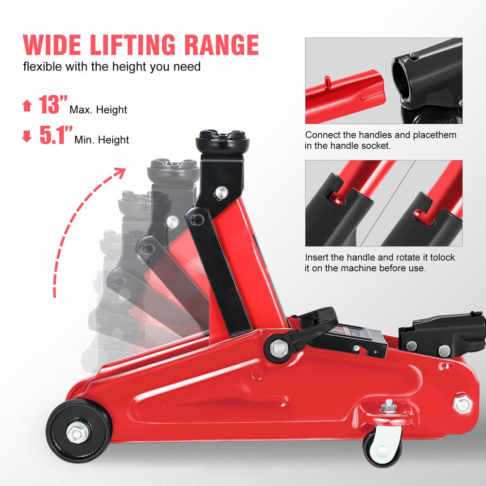 DNA MOTORING swivel casters detail for smooth maneuvering and precise placement