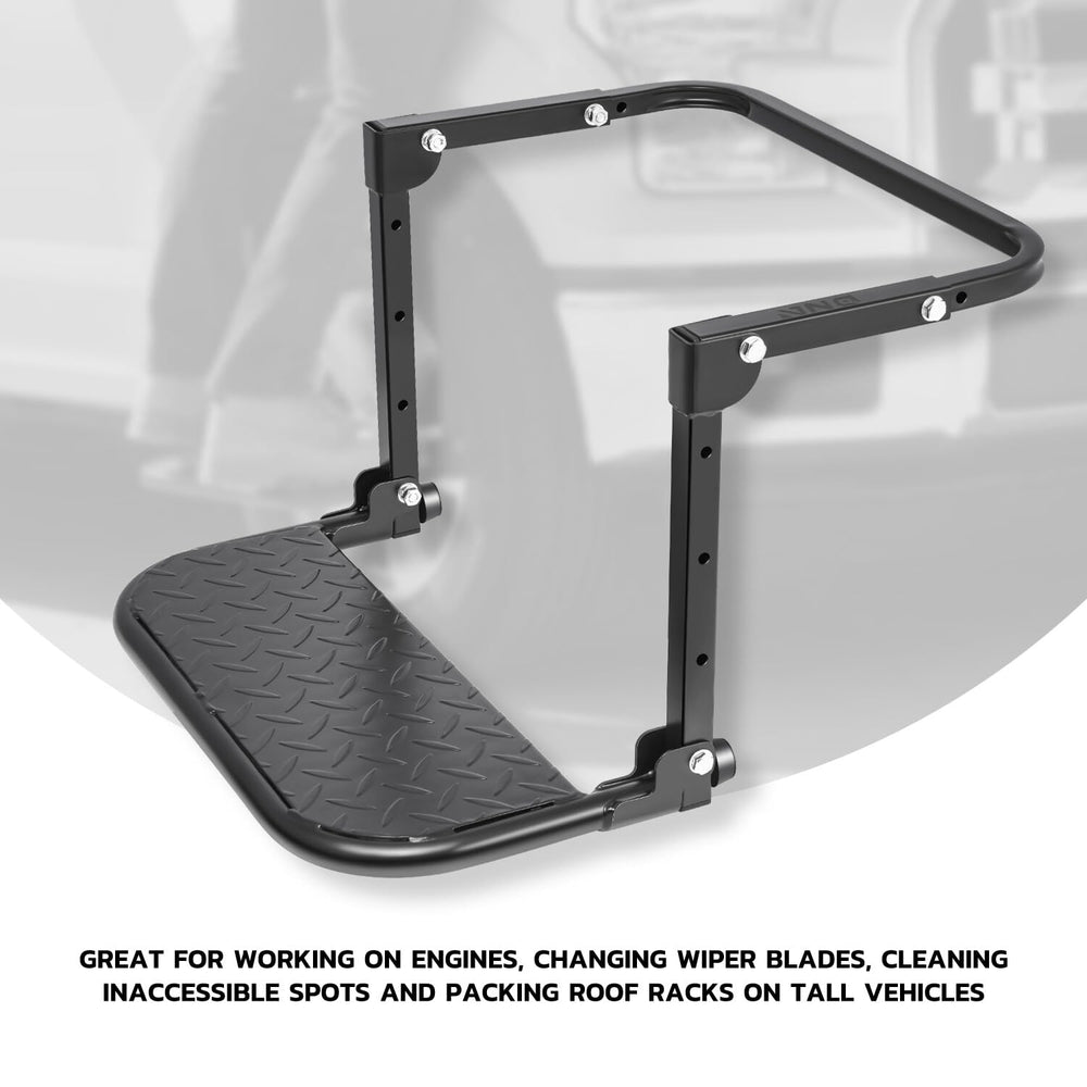 DNA Motoring storage behind seat demonstrating easy stowaway