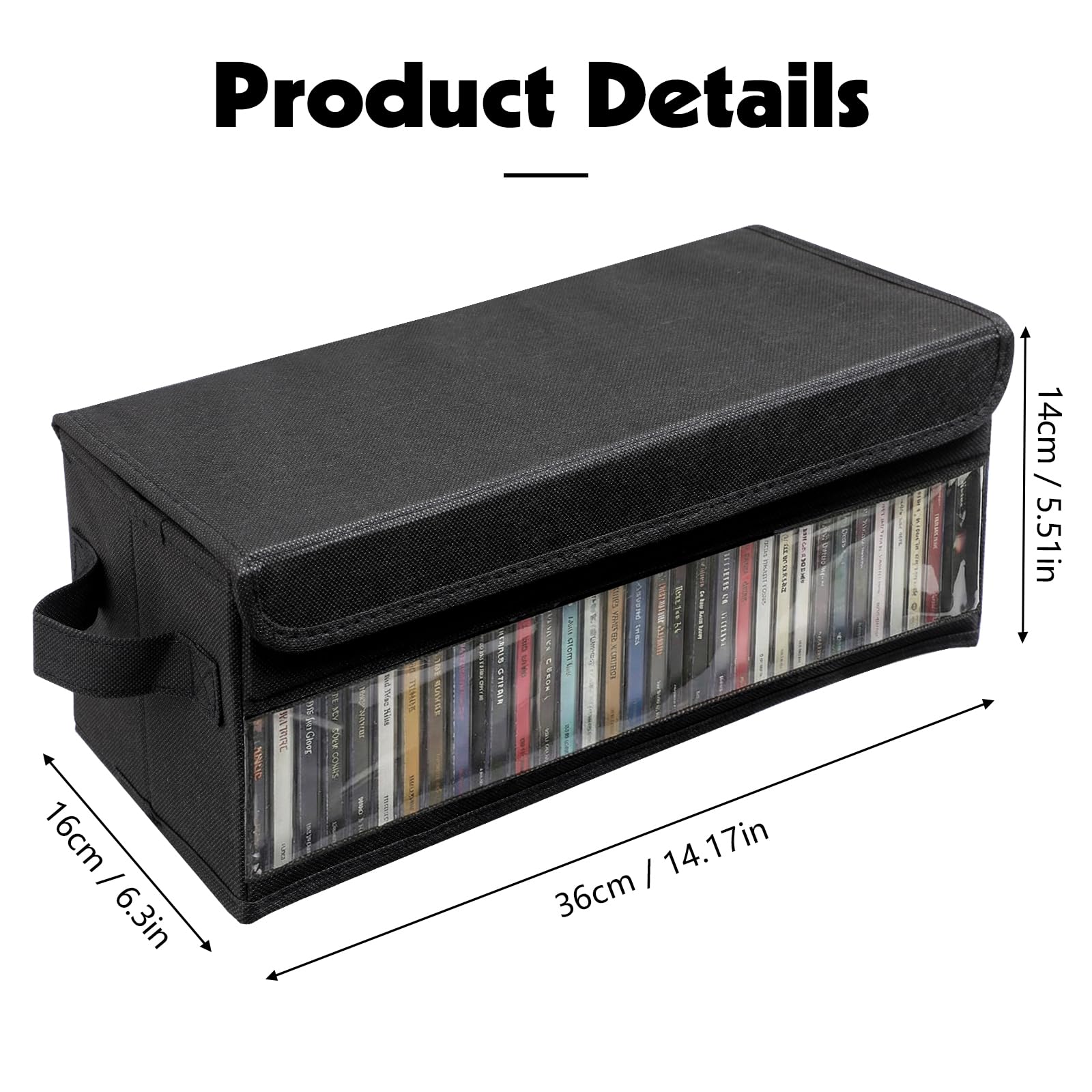 Dntorx clear window close-up displaying visible contents for quick identification