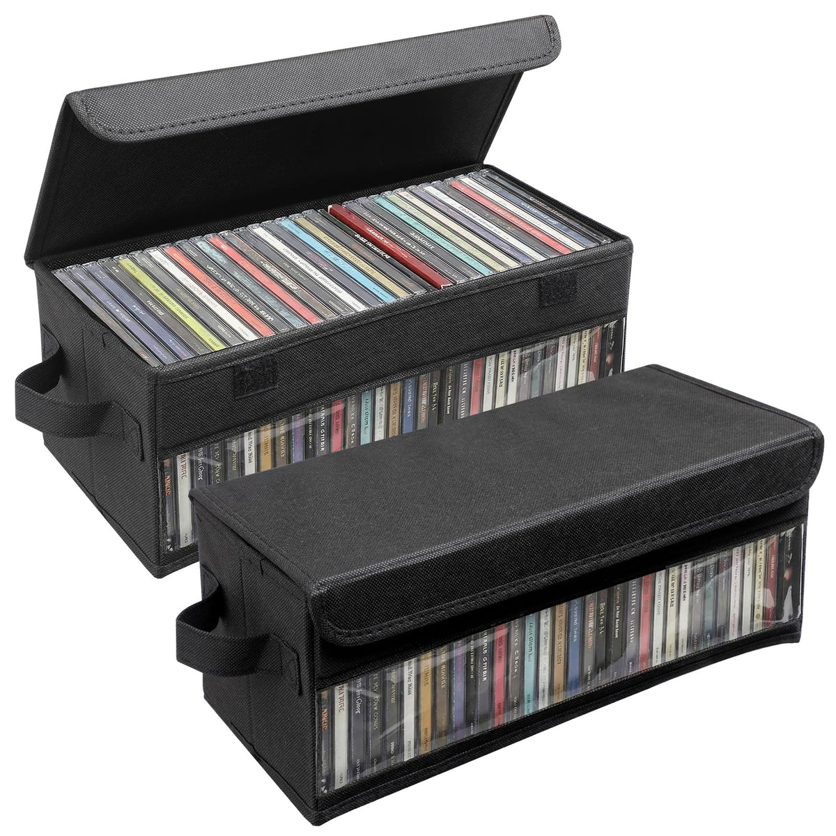 Dntorx front view of packed box showing neat storage and tidy appearance