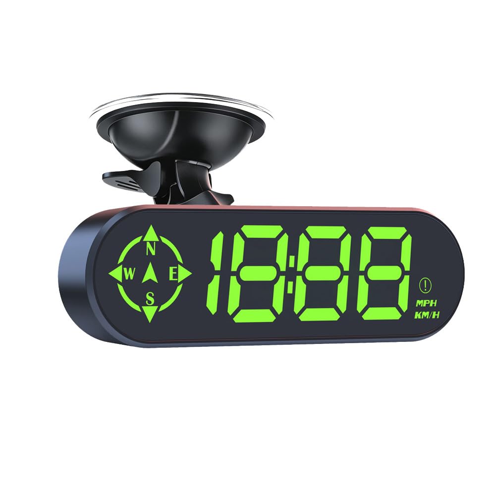 Docbraces front display showing speed and compass for quick reference