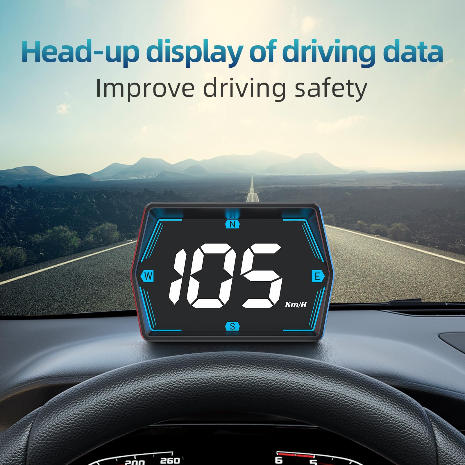 Docbraces G20 close-up of 3-inch HD screen delivering fast speed visibility