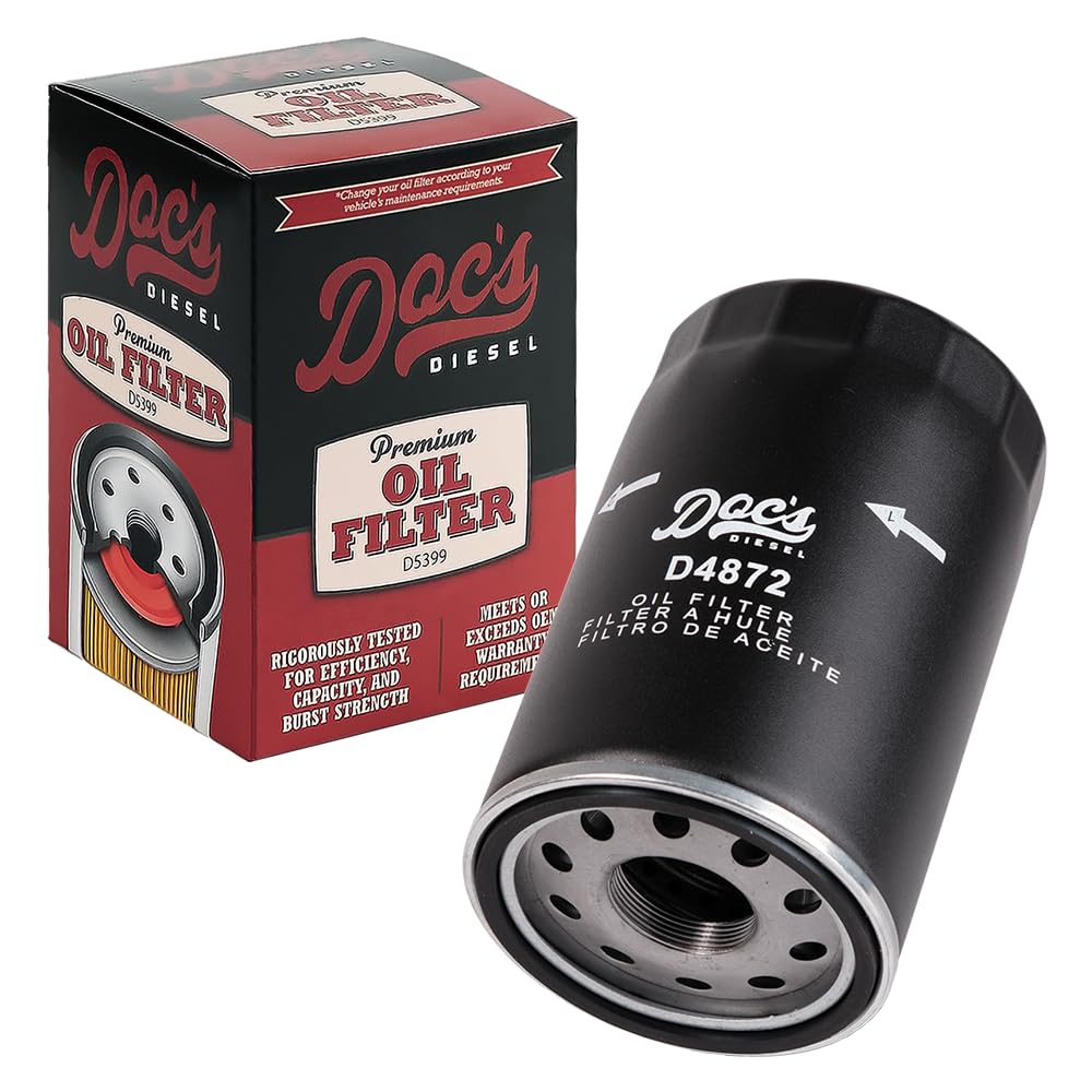 Doc's Diesel D4872 front view showing exterior and mounting threads, ensures correct fit