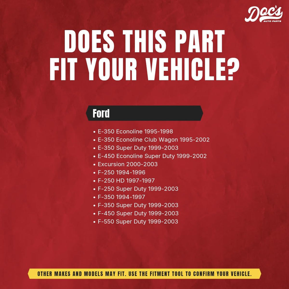 Doc's Diesel D4872 label close-up highlighting model and compatibility for quick ID
