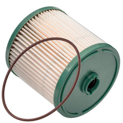 Doc's Diesel close-up of D5335 oil filter showing media texture and durable construction