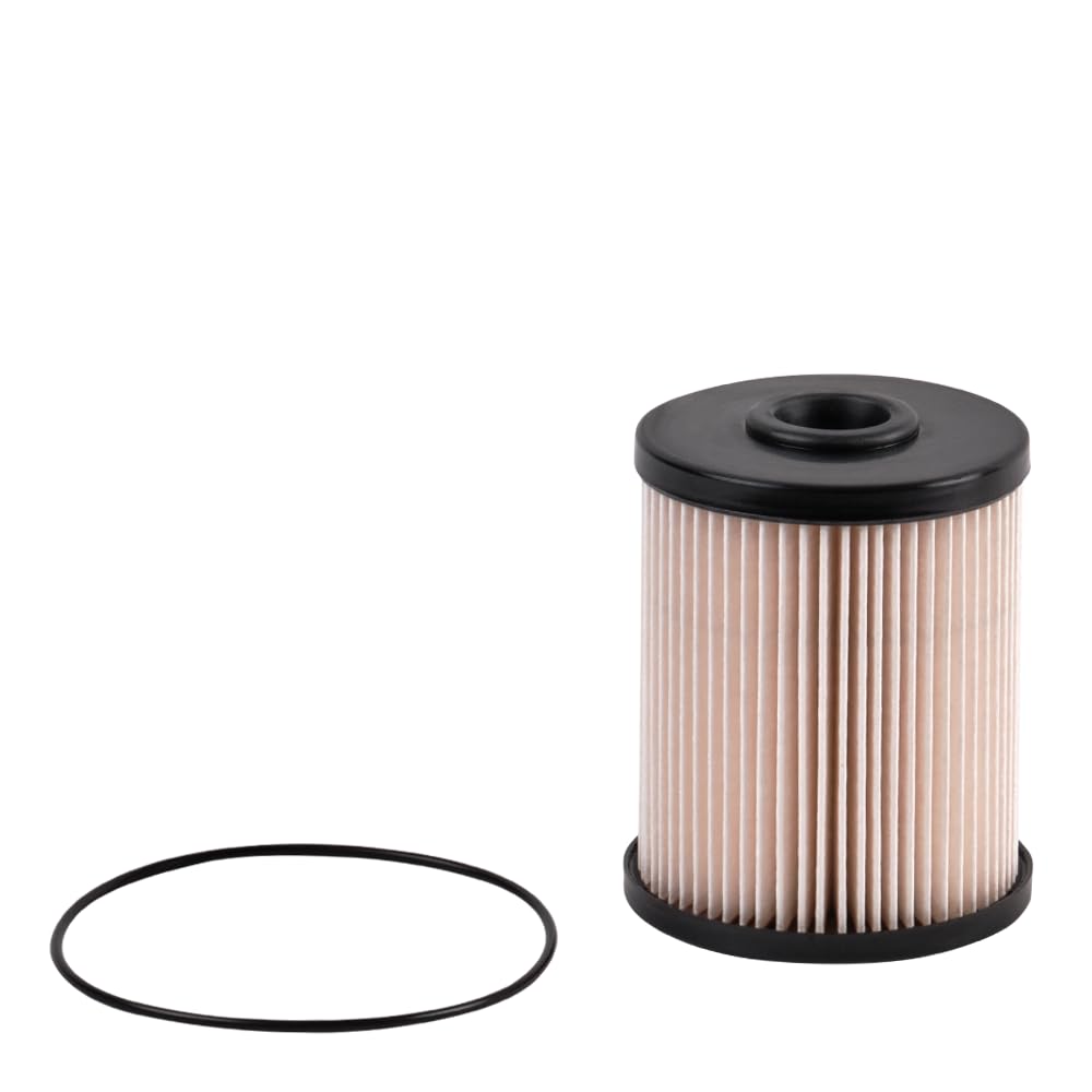 Doc's Diesel filter top and included o-ring close-up showing proper sealing and leak prevention