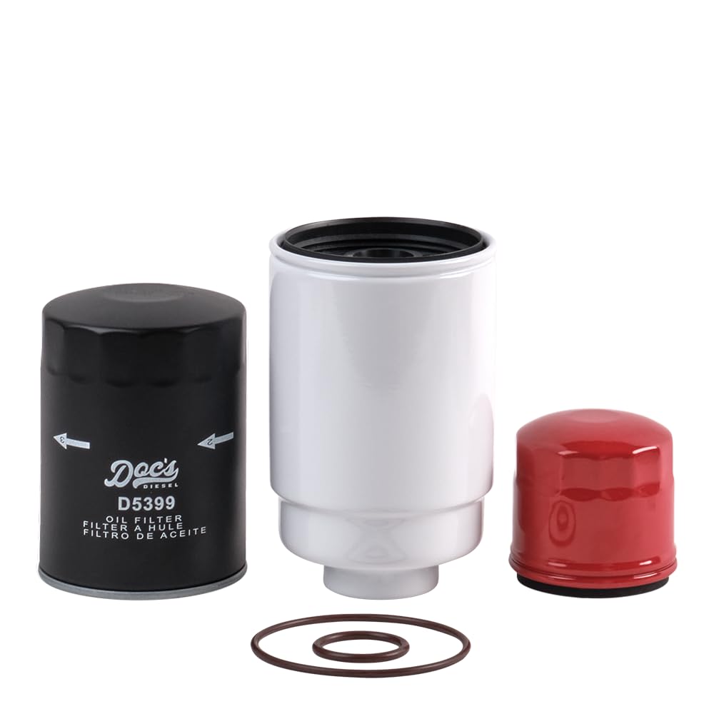 Doc's Diesel front packaging showing both filters and clear service identification benefit