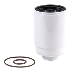 Doc's Diesel fuel filter close-up showing pleats and sealing surface for reliable filtration
