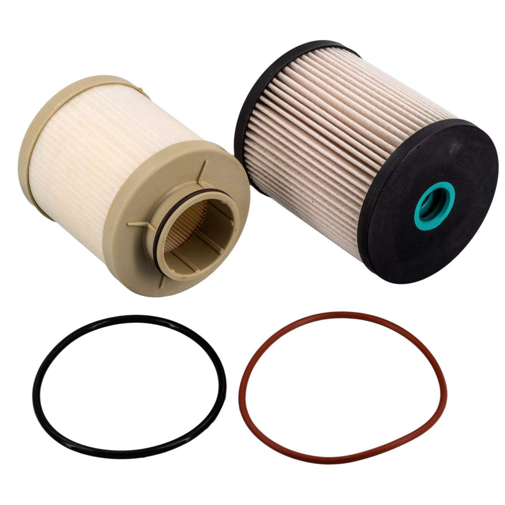 Doc's Diesel fuel water separator closeup highlighting premium media for cleaner fuel