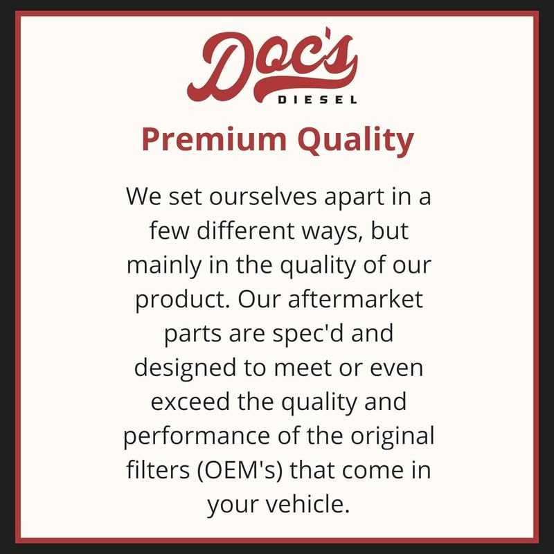 Doc's Diesel installed fuel separator on Cummins engine for secure connection