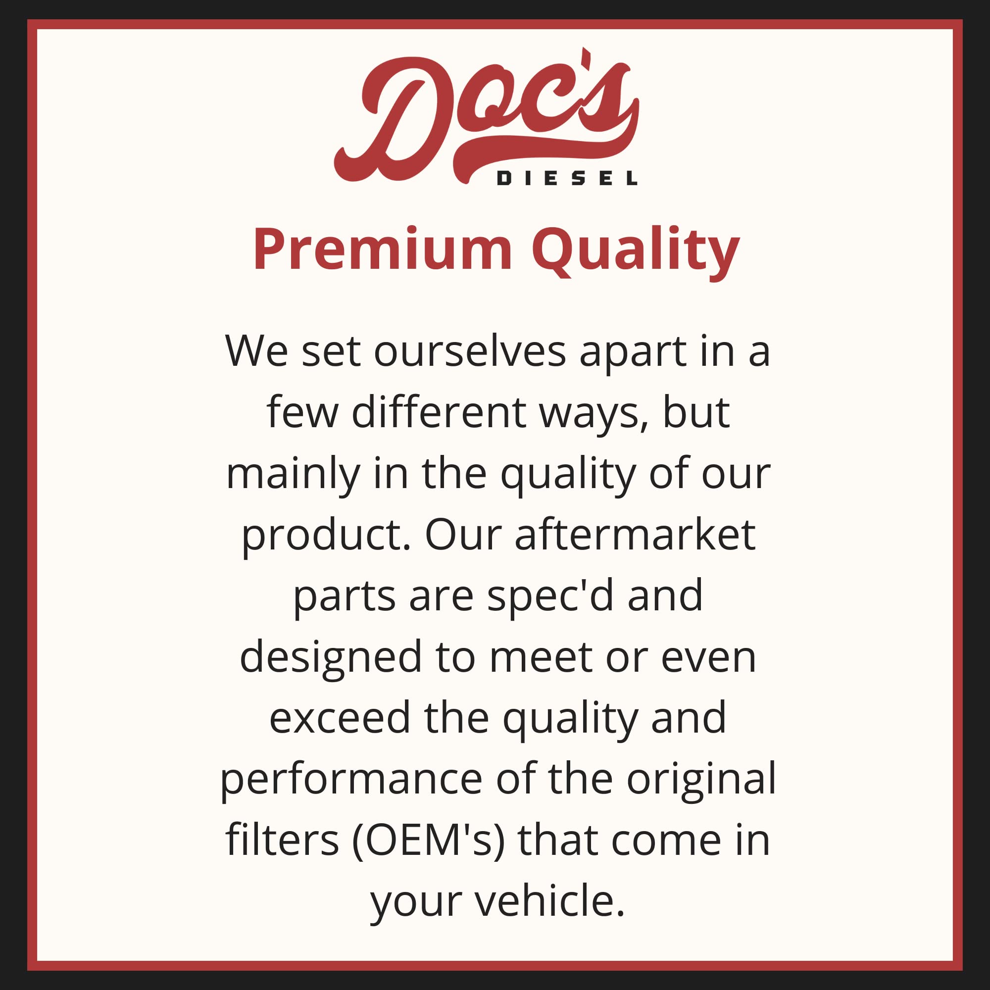 Doc's Diesel kit installed under-hood on 6.7L Cummins demonstrating ready-fit convenience