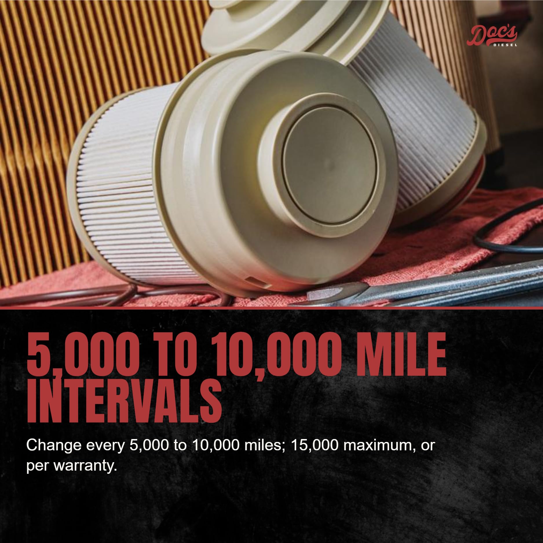 Doc's Diesel label and part number visible, confirms correct OEM-style identification