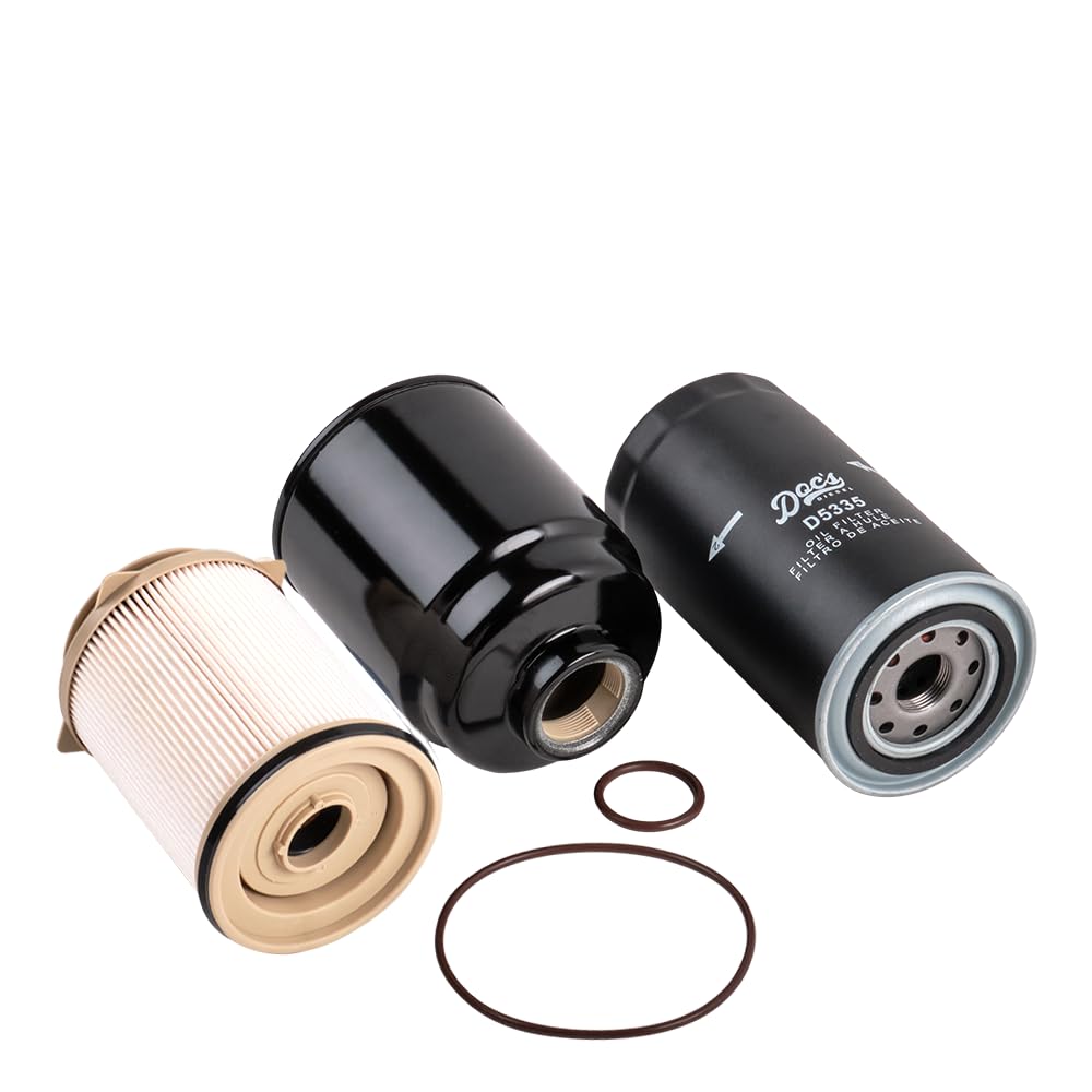 Doc's Diesel oil filter close-up highlighting threading and seal for reliable fit