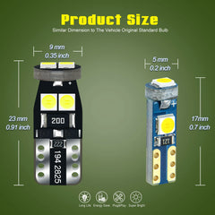 DODOFUN close-up of 3030-SMD chip on LED bulb for brighter, reliable light