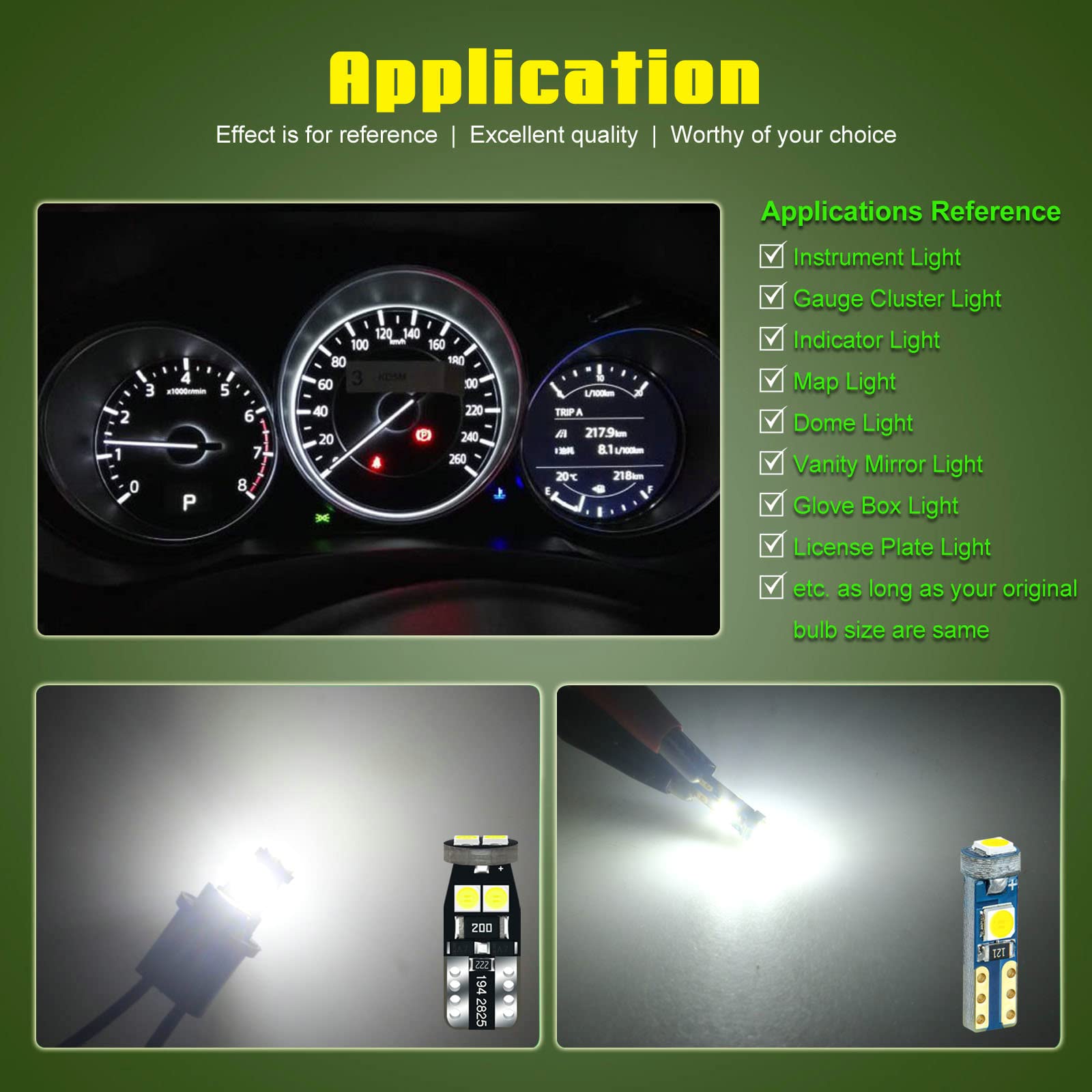 DODOFUN open pack displaying twenty bulbs and twenty sockets for full replacement