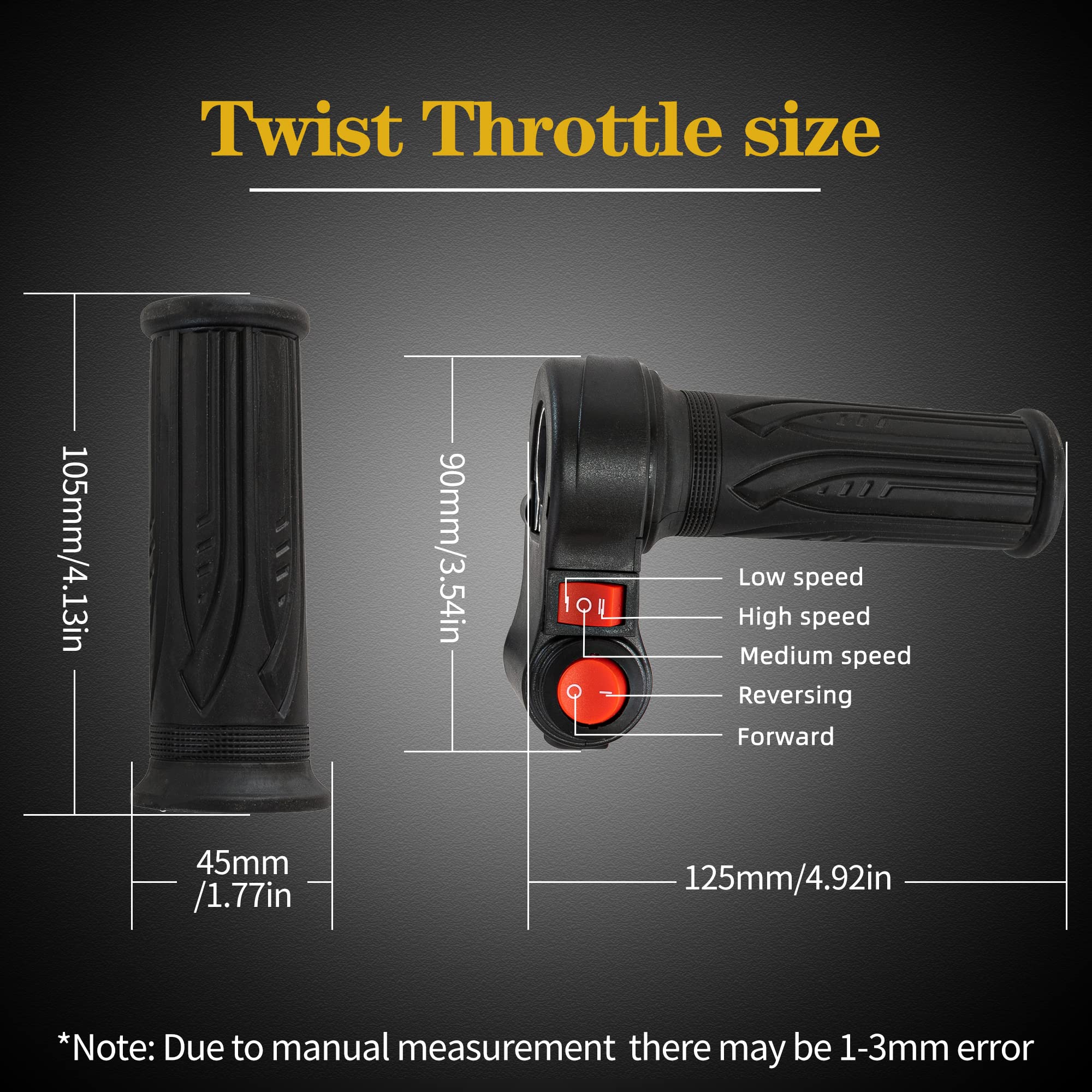 doinal reverse switch detail emphasizing easy maneuverability and convenience