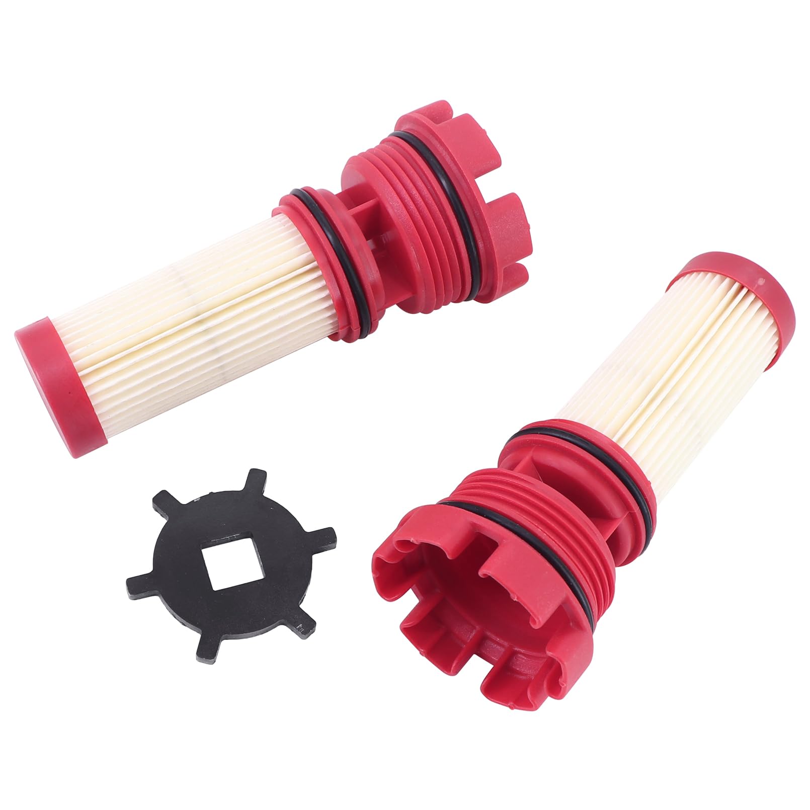 Dokili filter next to ruler for clear size comparison and fit confirmation