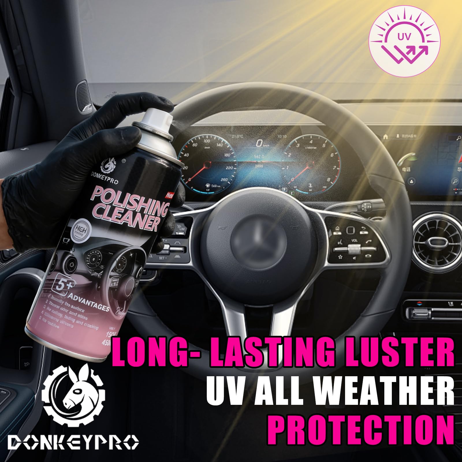 DONKEYPRO can beside a ruler to show 450ml size and long-lasting use benefit