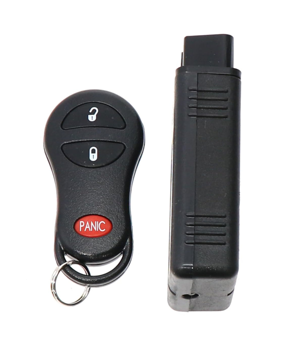 Dorman remote open to reveal battery compartment for quick battery replacement