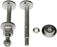 Dorman hardware installed on a truck control arm demonstrating restored adjustment