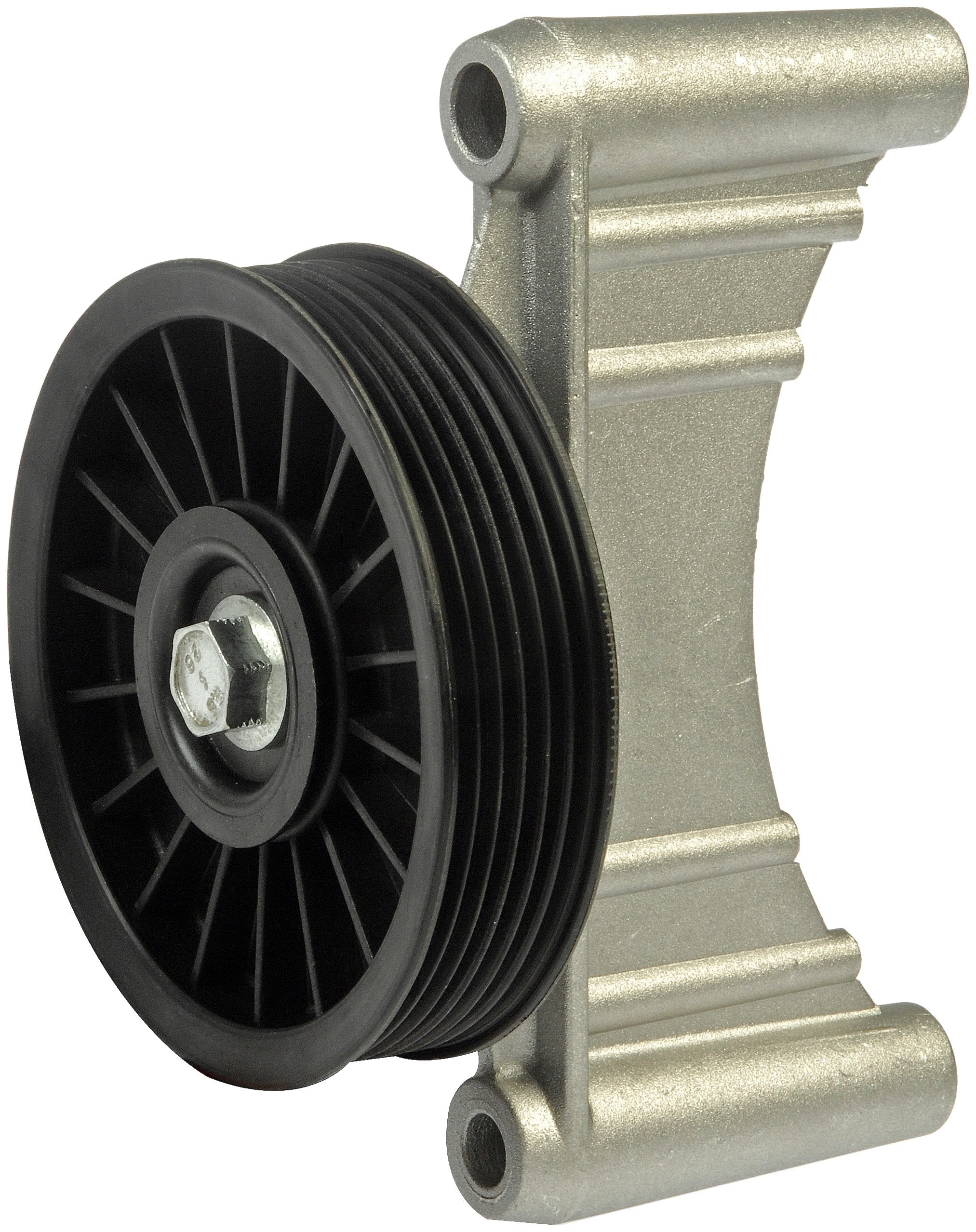 Dorman 34152 front view showing pulley face and mounting for reliable belt routing