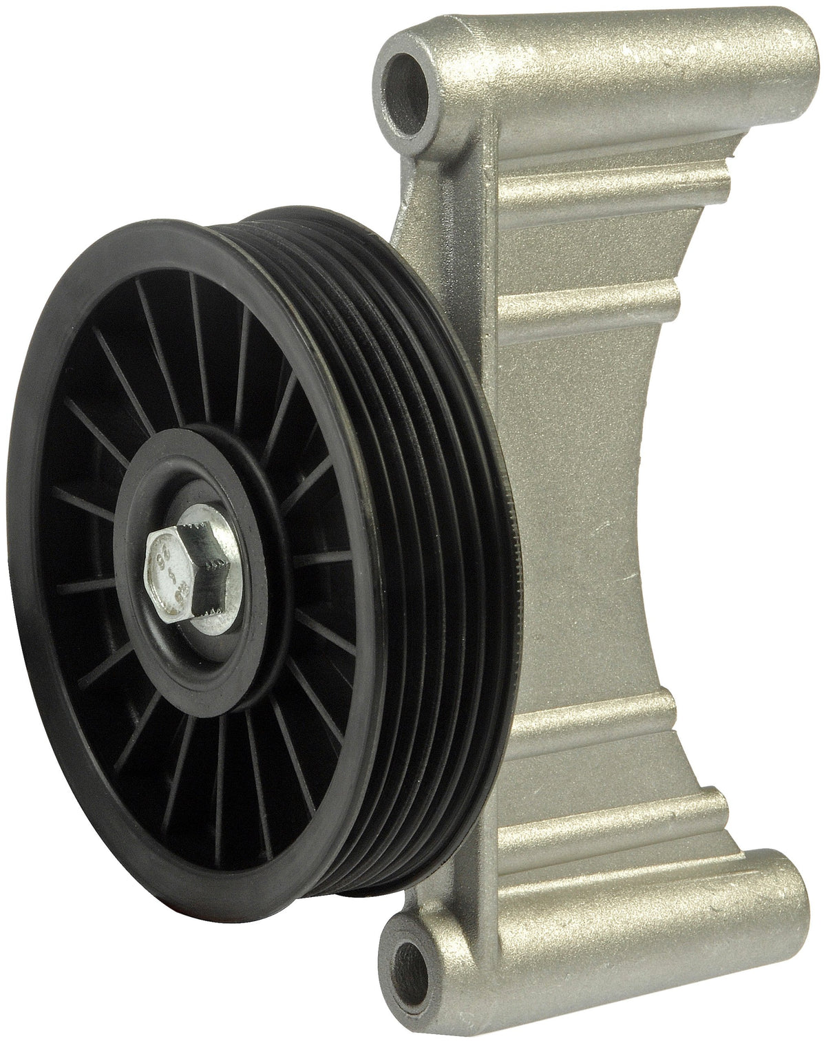 Dorman 34152 front view showing pulley face and mounting for reliable belt routing