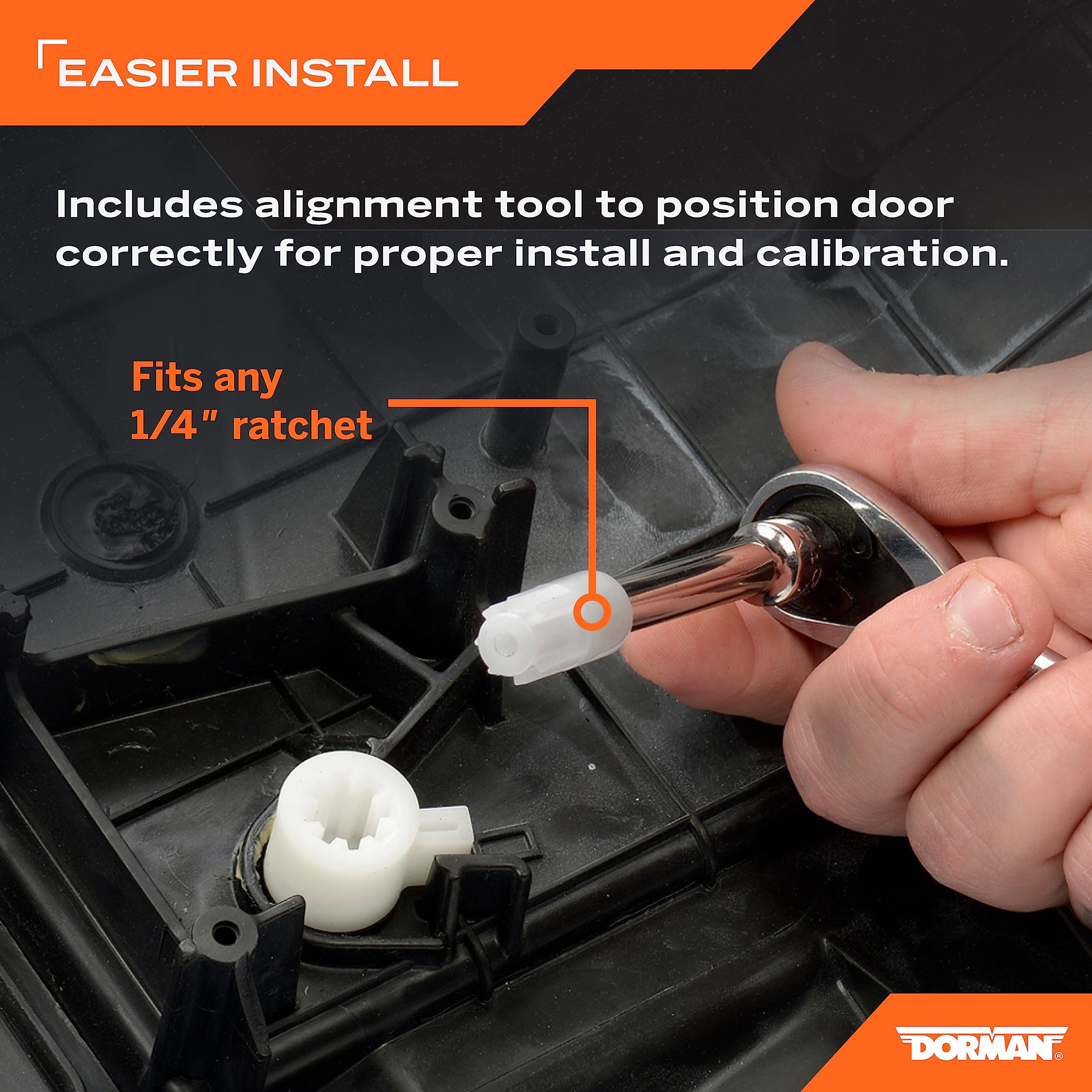Dorman 604-288 electrical connector close-up with secure plug fit and correct pins