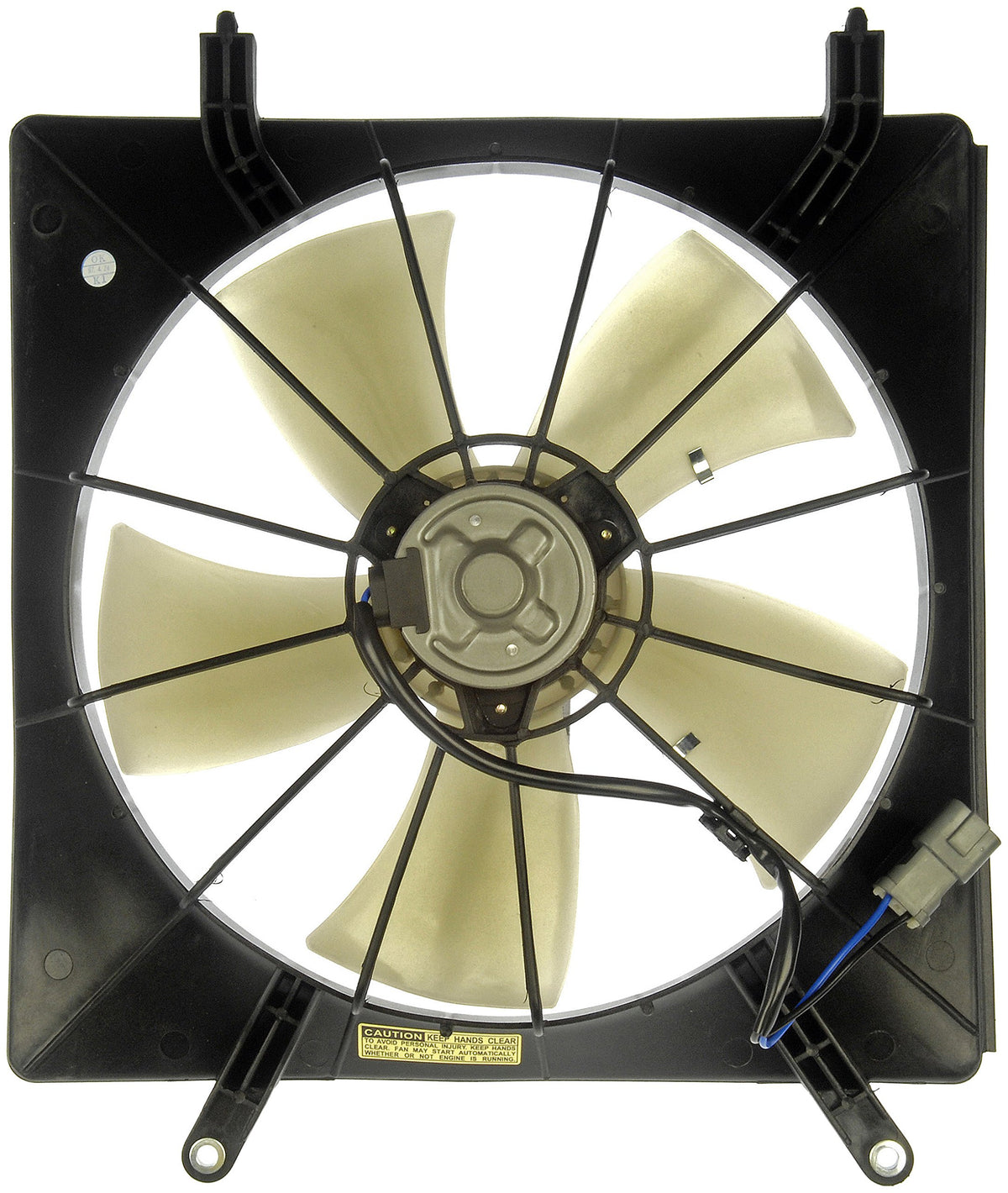 Dorman 620-232 front assembly showing full fan and shroud for reliable cooling