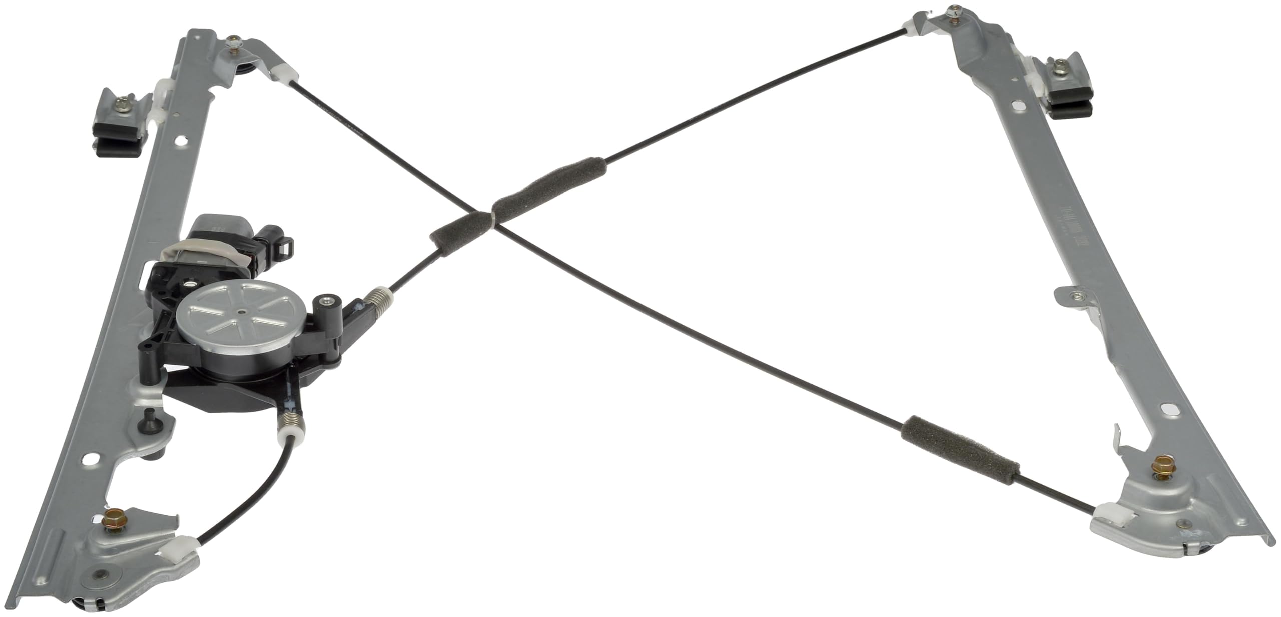 Dorman 741-644 close-up of cable guides and sheathing for reduced wear